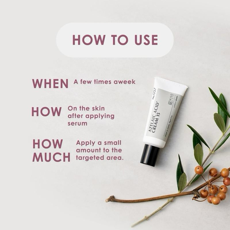 Kisocare 15% Azelaic Acid Cream