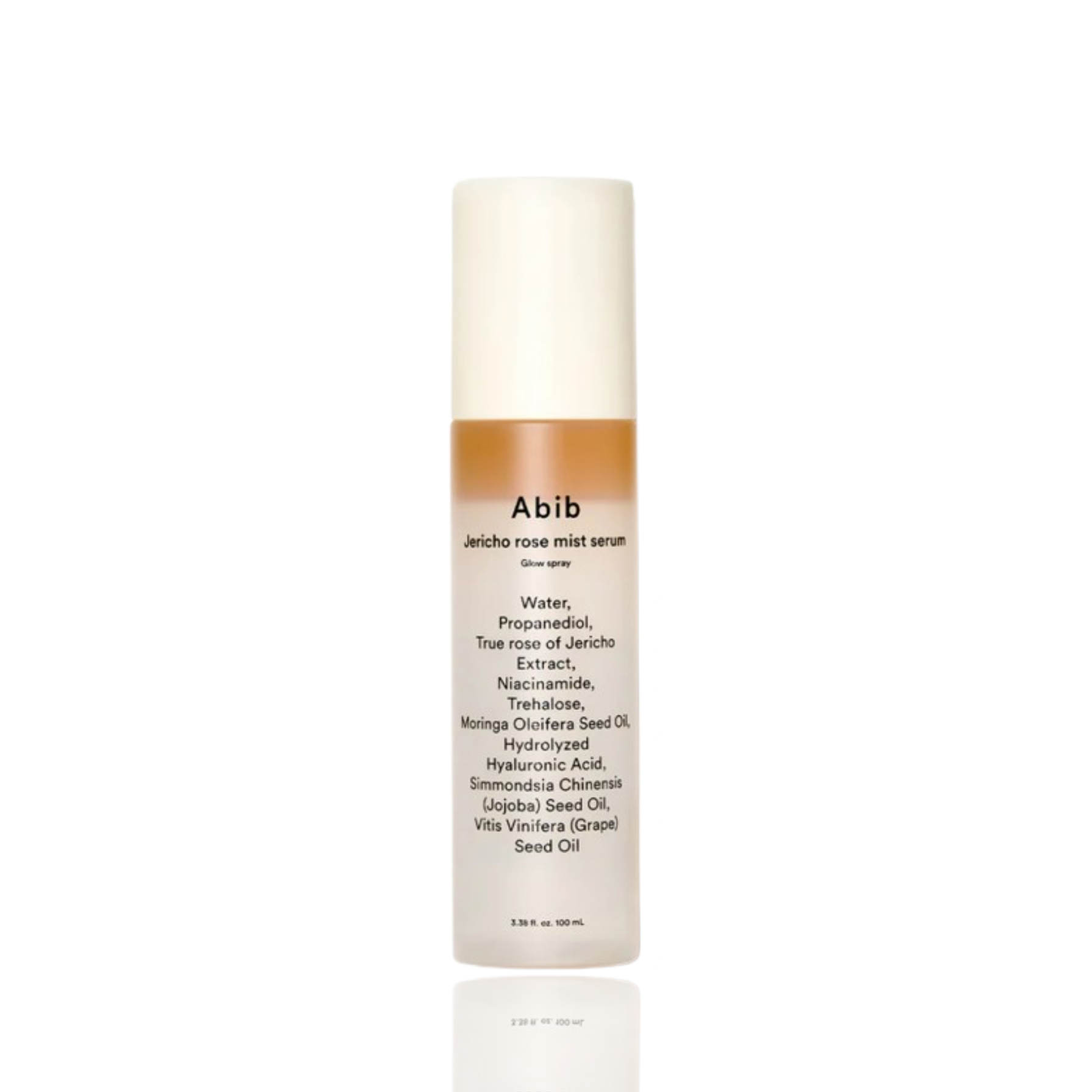 Skincare bottle with 'Abib' branding on a white background