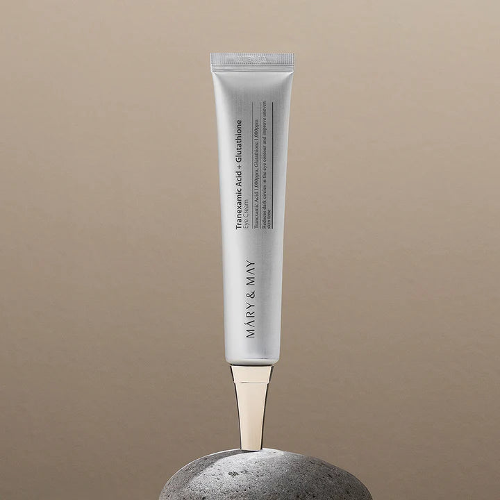Skincare tube with a beige background