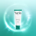 Purito Seoul skincare cream tube on a teal background