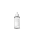 Skincare dropper bottle with Centella Asiatica on a green background